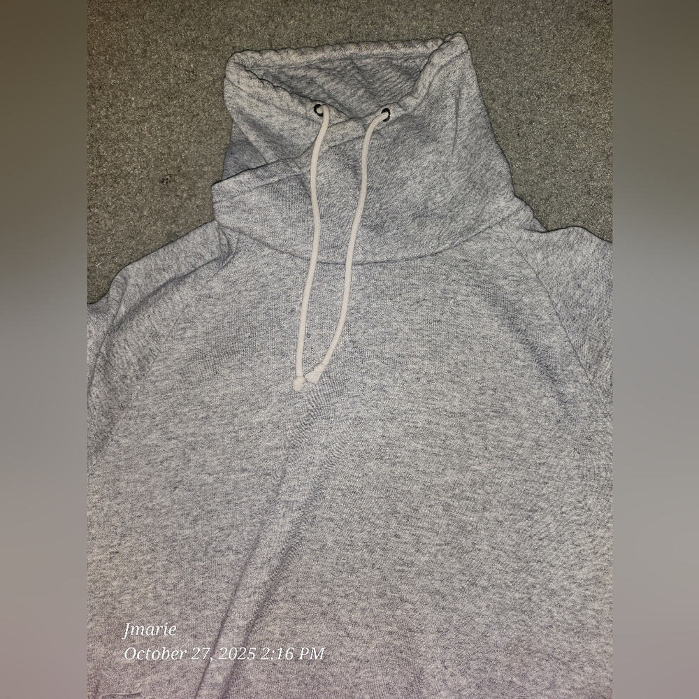 H&M Light Gray Funnel neck Sweater for Men